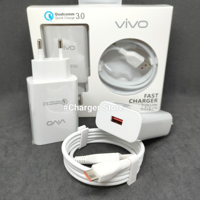 Charger Vivo Y30 Y30i Y50 Y21S X30 X50 X30 Pro X50 Pro Fast Charging ORIGINAL Type C