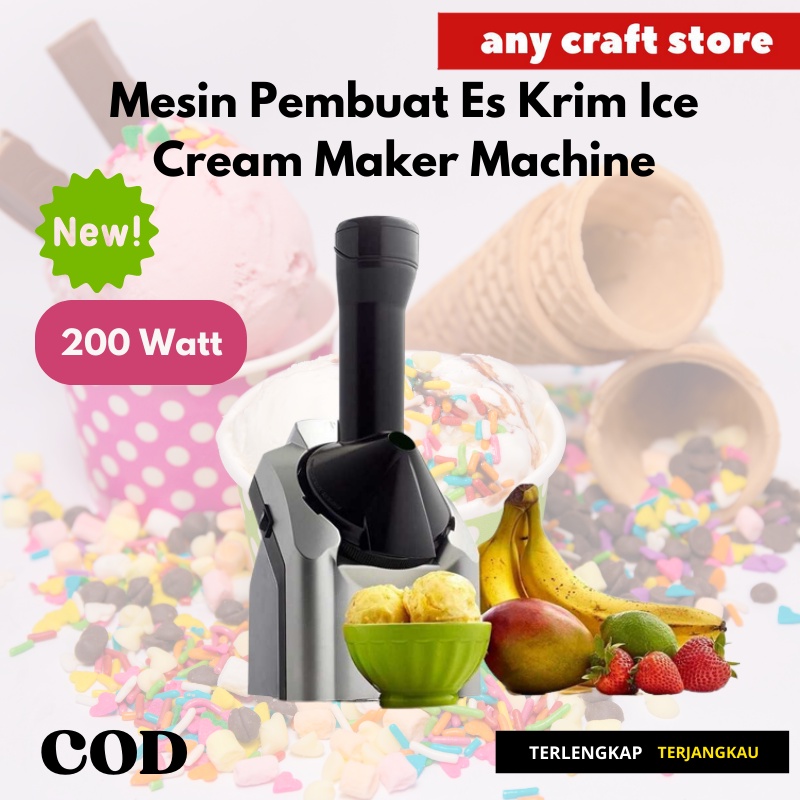 Mesin Pembuat Es Krim Ice Cream Maker Machine