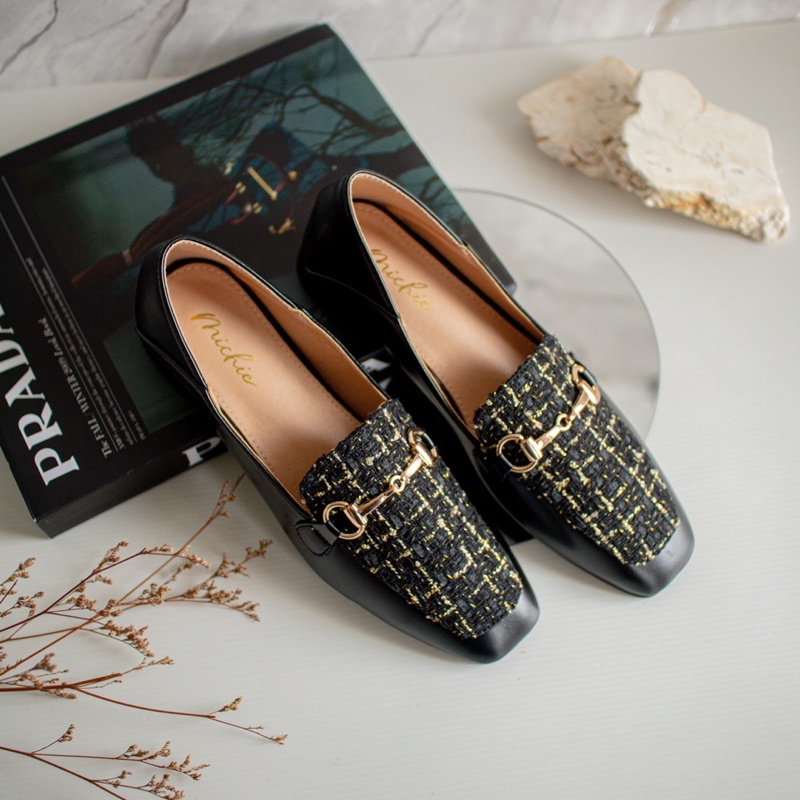 Tiana Tweed Loafers