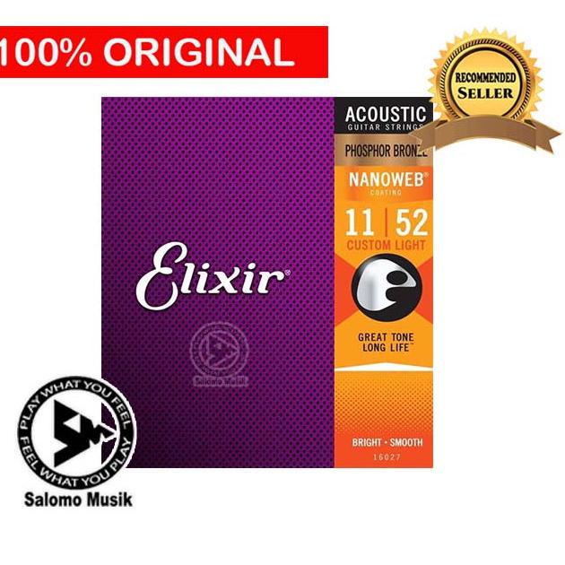 Senar Gitar Akustik Original Elixir 16027