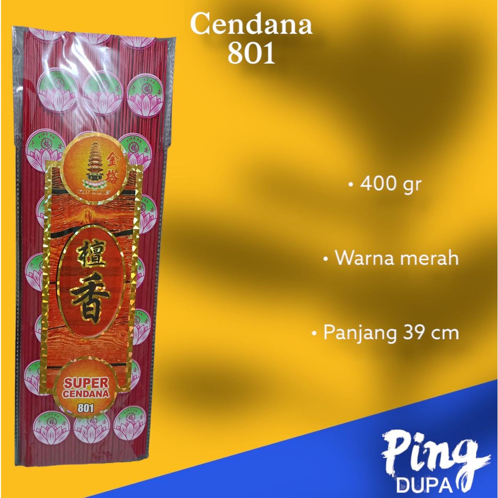 Dupa Cendana Kun Lun Pagoda 801 Kemasan Hio 4 Ons