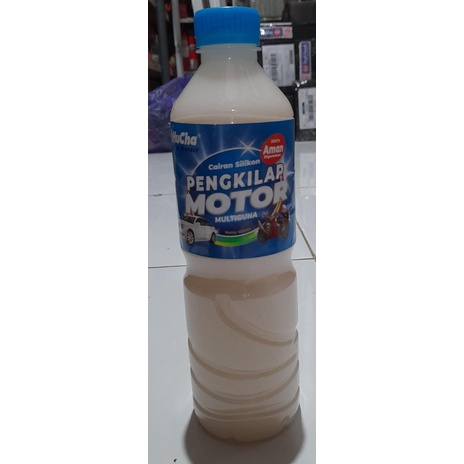 Silicone Emulsion Cairan Silikon Semir Ban Motor Mobil Hucha 600ML