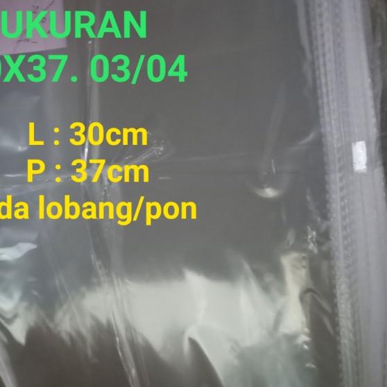 

PLASTIK OPP 30X37.03 & 04 ( PER 500 LEMBAR ) - 30x37.03