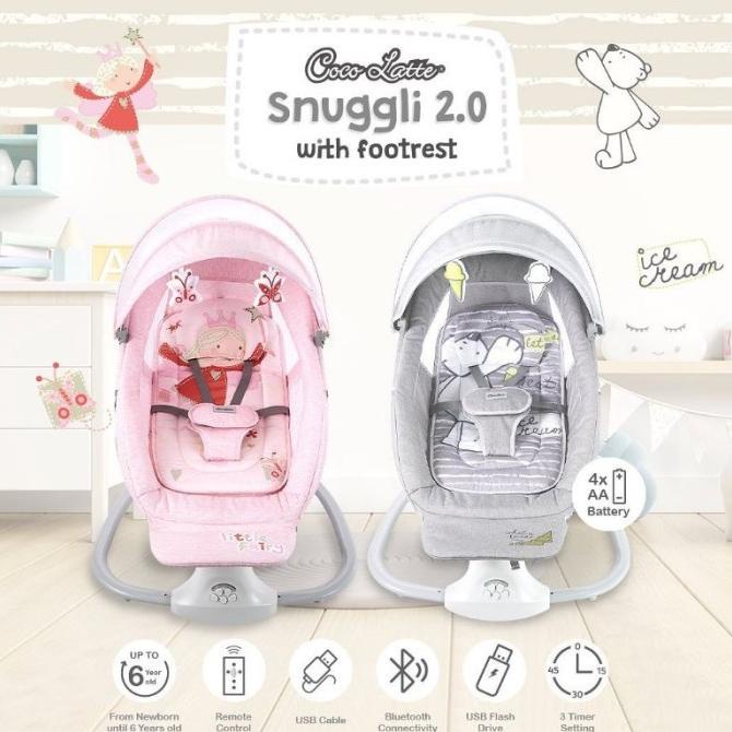 Makassar - Cocolatte Snuggli Swing Ayunan Bayi Elektrik Features