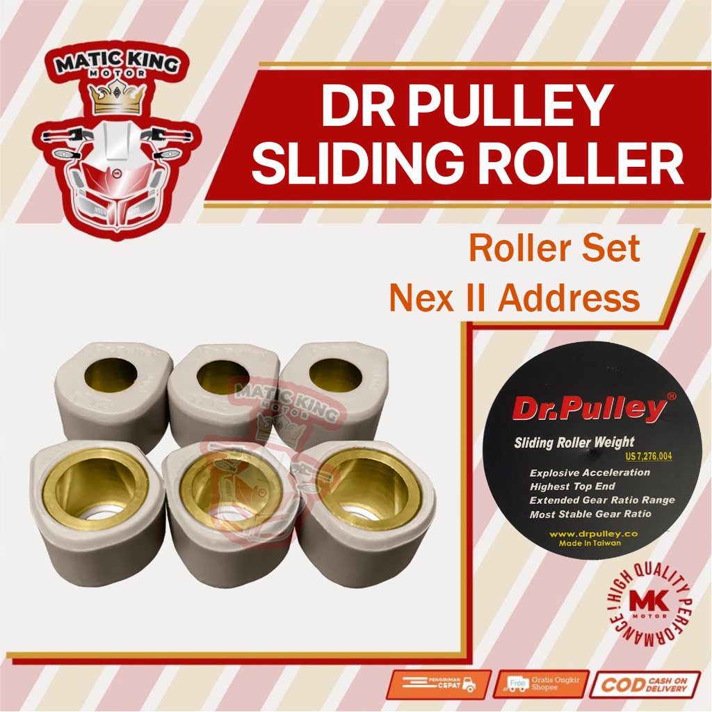 Sliding Roller Dr Pulley Suzuki Nex I II 1 2 Address 1712  08 09 Gram Dr Pulley