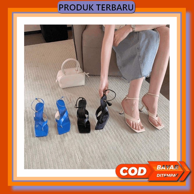 Sendal Sandal Sandals Sepatu Cewek Perempuan Rumah Santai Outdoor Indoor Kondangan Hangout Selop Kar