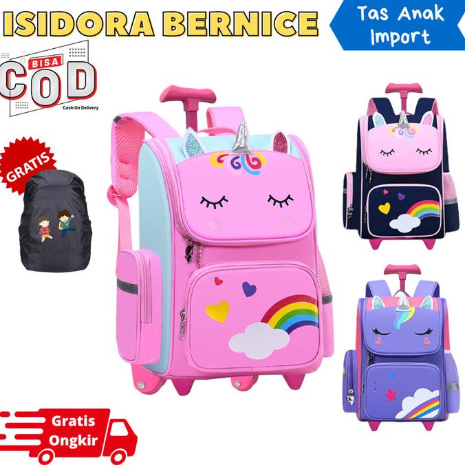 Tas Koper Anak Perempuan Tas Trolley Anak SD