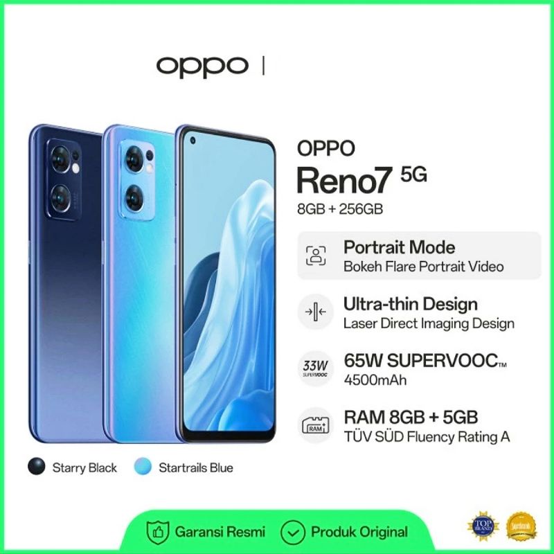 Jual OPPO Reno7 5G (8GB/256GB) | Shopee Indonesia