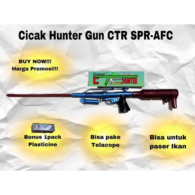 Tembakan cicak Hunter model AFC
