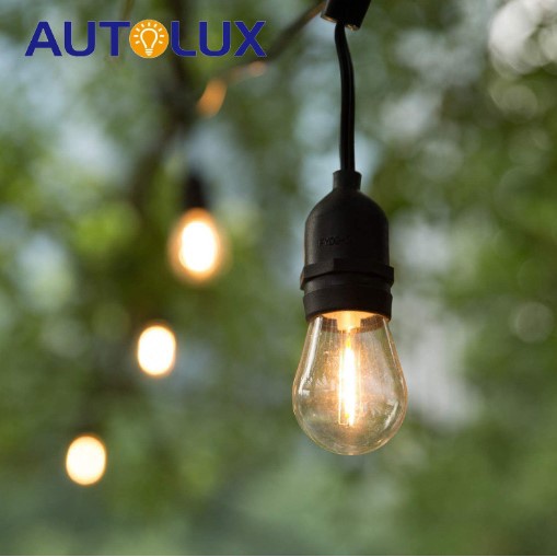 LED bohlam edison-AUTOLUX / cafe / filamen 1W / antik / pijar G45 1W