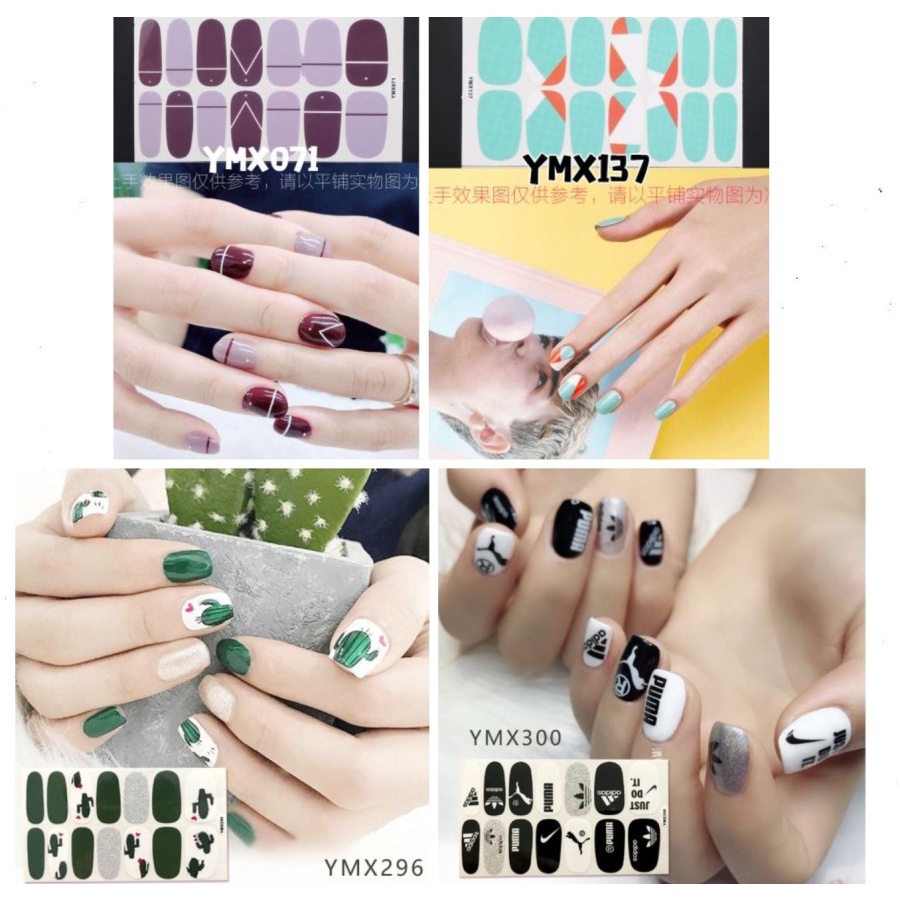 NAILS ART STIKER KUKU WATERPROOFT