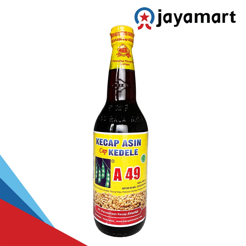 Kecap Asin Cap Kedelai A49 Kenarie 600ml