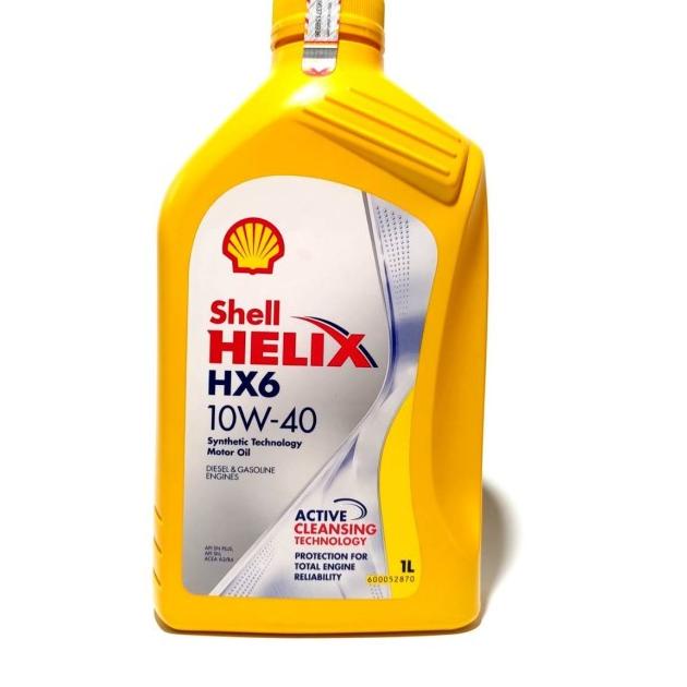 Oli Shell Helix HX6 Bensin Diesel 1 Liter HX 6 Mobil