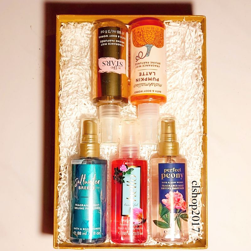 BATH &amp; BODY WORKS BBW PAKET GIFTSET HAMPERS 2IN1 3IN1 4IN1 5IN1 6IN1 7IN1 GINGHAM DARK KISS JAPANESE CHERRY BLOSSOM YOU'RE THE ONE MAD ABOUT YOU A THOUSAND WISHES IN THE STARS INTO THE NIGHT ROSE PERFECT PEONY SUNSET GLOW STRAWBERRY POUND CAKE BAHAMAS