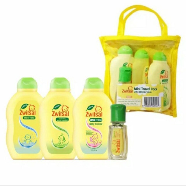 Zwitsal Baby Mini Travel Kit isi 4pcs