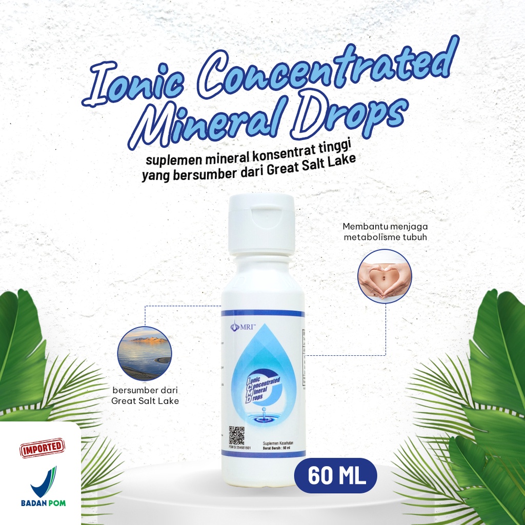MRI Ionic Concentrated Mineral Drops (I-CMD) 60 ML
