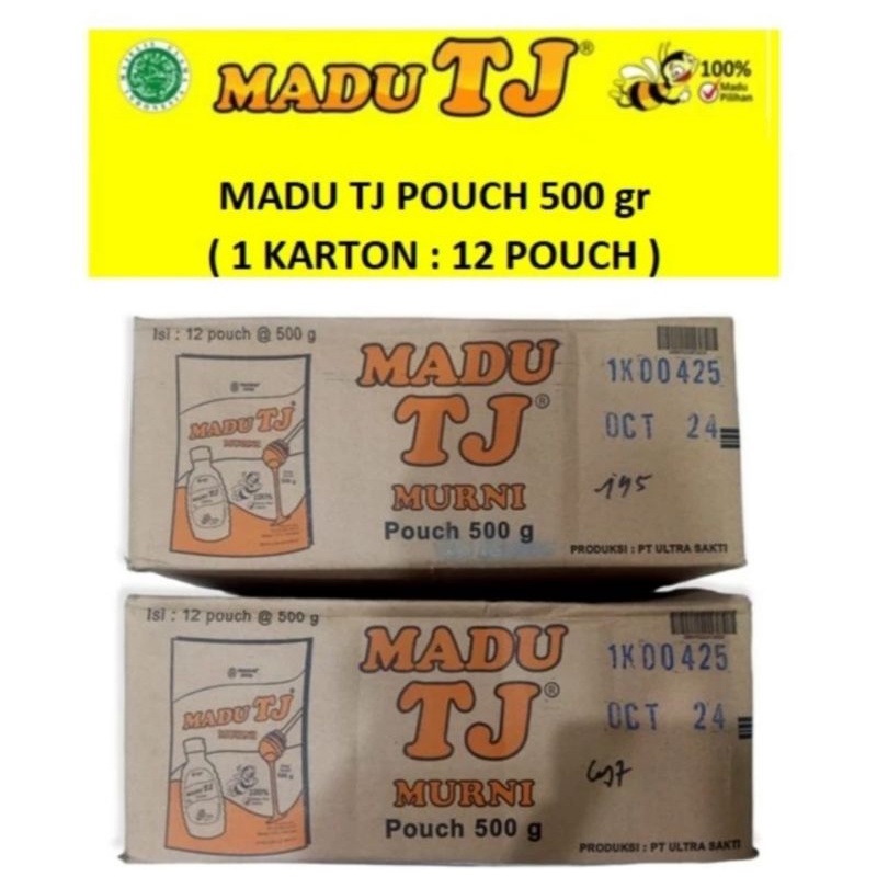 

MADU TJ POUCH 500 GRAM | 1 KRTN ( 12 POUCH )