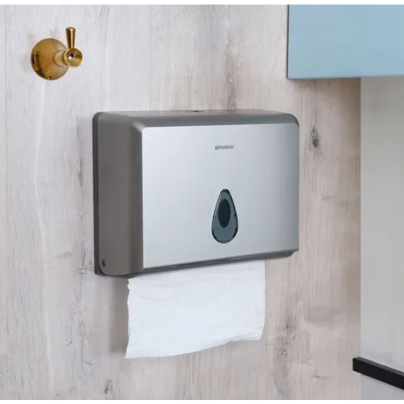 KRISBOW Dispenser Tissue Lipat/Tempat Tisue/Tempat Tisu dinding