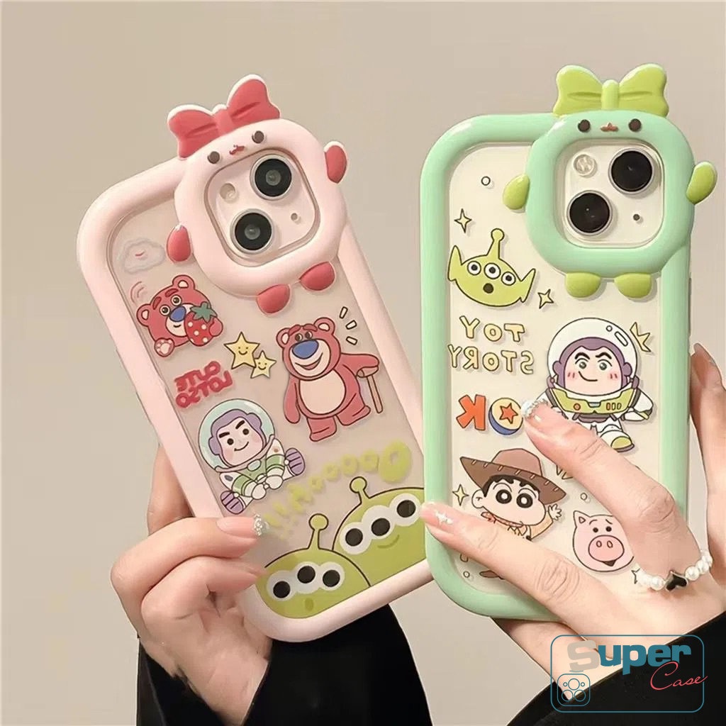 Soft Case Motif Kartun Monster Untuk Vivo Y35 Y51A Y20 Y22 Y15s Y16 Y02s Y21 Y15A Y12 Y11 Y51 Y31 Y53s Y15 Y20s Y30 V23 V23 Y1 Y33E Y20s Y33I Y91 Y17