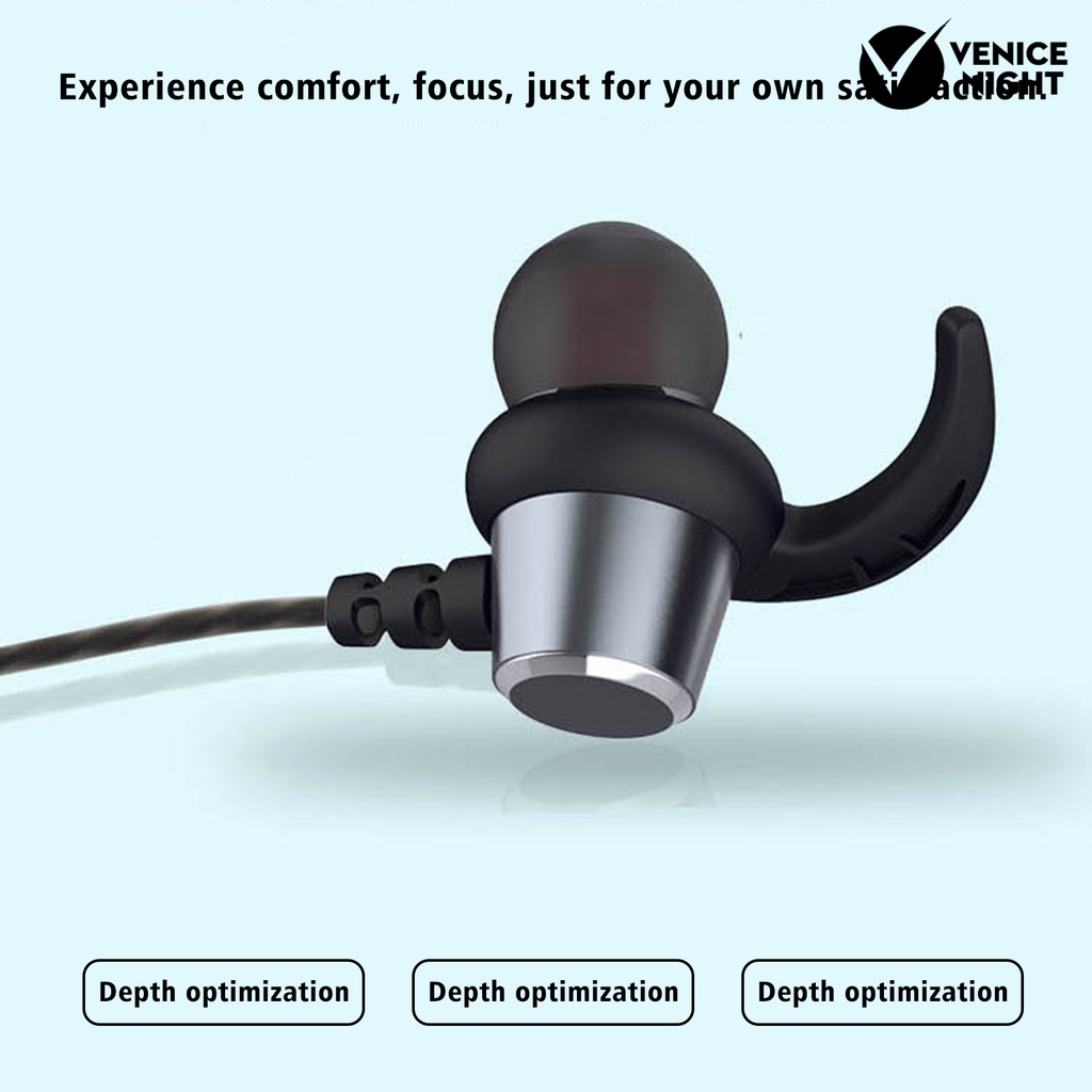 (VNEP) (Berkabel) Earphone In-ear Noise Reduction 3.5mm Heavy Bass Sports Gaming Headset dengan Mikrofon untuk Ponsel