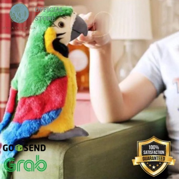 Promo Boneka Talking Burung Beo Mainan Anak Bisa Meniru Suara  gerak DUNOL Limited