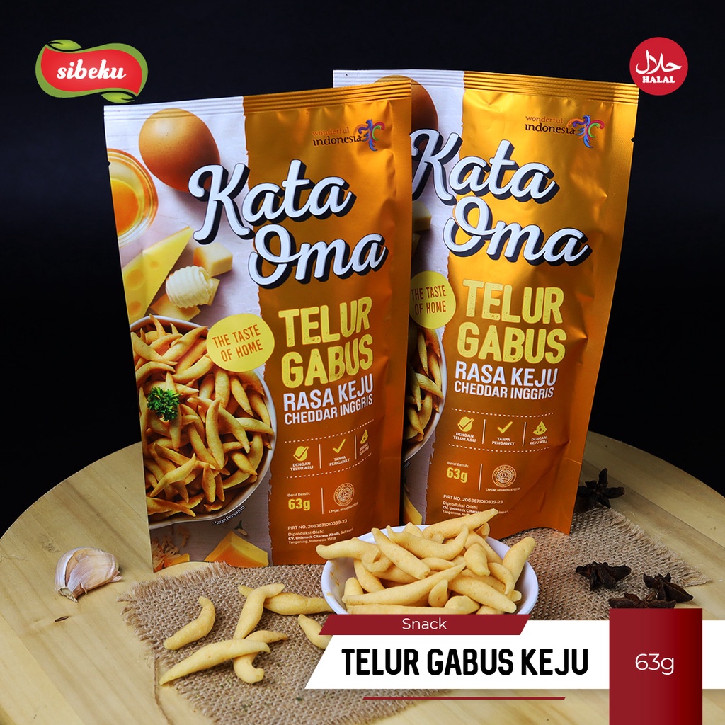 Telur Gabus Keju Halal 63 gram - Sibeku