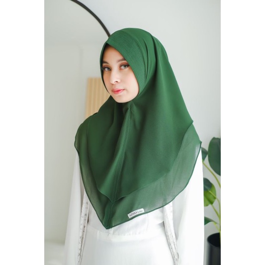 KHIMAR MINI 2 LAYER PET/HIJAB INSTAN MINI OVAL/BERGO CERUTY MINI OVAL/KERUDUNG MINI OVAL 2 LAYER