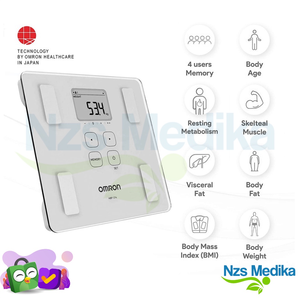 Body Fat Monitor Omron HBF 214