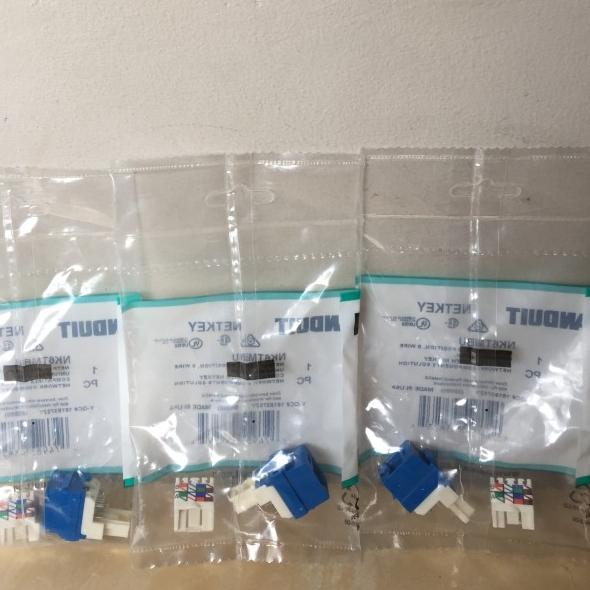 Modular PANDUIT NETKEY Cat 6 NK6TMBU/ PANDUIT / MODULAR PANDUIT CAT 6