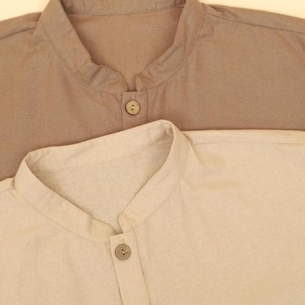 Ardenleon - Men Raya Shirt - MEDIUM, TORTILLA