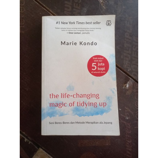 Preloved buku Marie Kondo Seni Beberes Ala Jepang