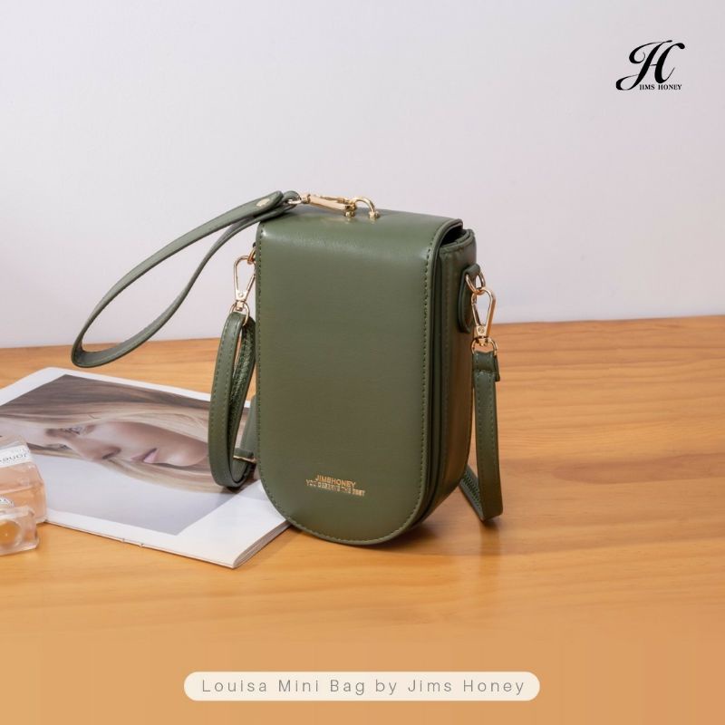 LOUISA PLUS MINI BAG JIMS HONEY ( BAHAN TERBARU DAN WARNA TERBARU )