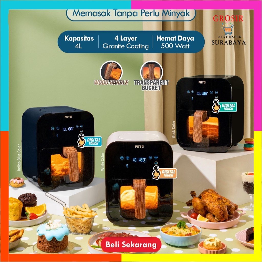 Mito AF8-CRYSTAL Air Fryer