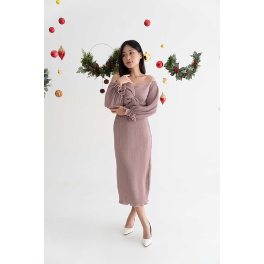 IWEARGRACIE - CAROL DRESS / DRESS WANITA / MIDI DRESS