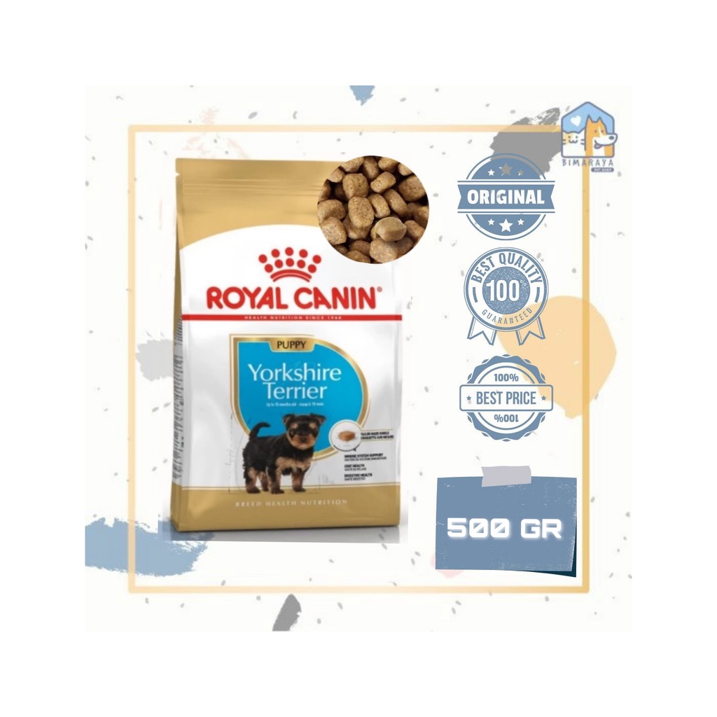 ROYAL CANIN YORKSHIRE TERRIER PUPPY JUNIOR 500 GR REPACK