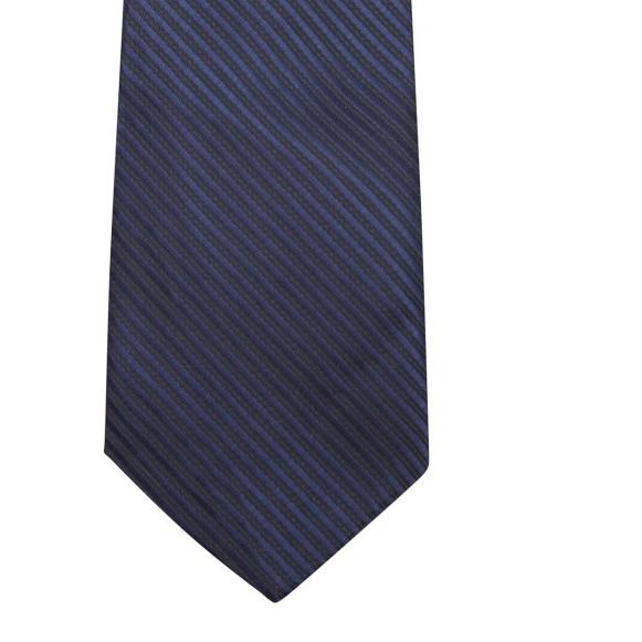 Alisan Dasi Salur Biasa Biru Dongker ALDS002