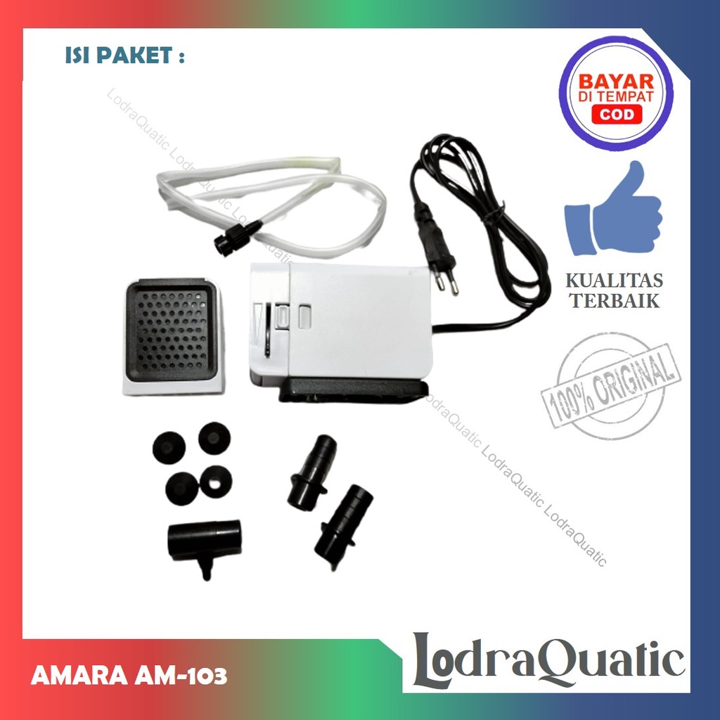 {AMARA AM-103} PROMO MURAH AMARA AM 103 POMPA KOLAM IKAN AMARA AM 103 NAIK 1,6 METER POMPA 1200 LITER PER JAM POMPA AIR HIDROPONIK POMPA KOLAM KECIL POMPA AQUARIUM BESAR FILTER AQUARIUM FILTER KOLAM IKAN KOI FILTER POMPA AIR LAUT MARINE