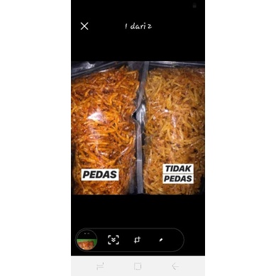 

Keripik kentang mustofa 100% kentang. tanpa campuran 500gr
