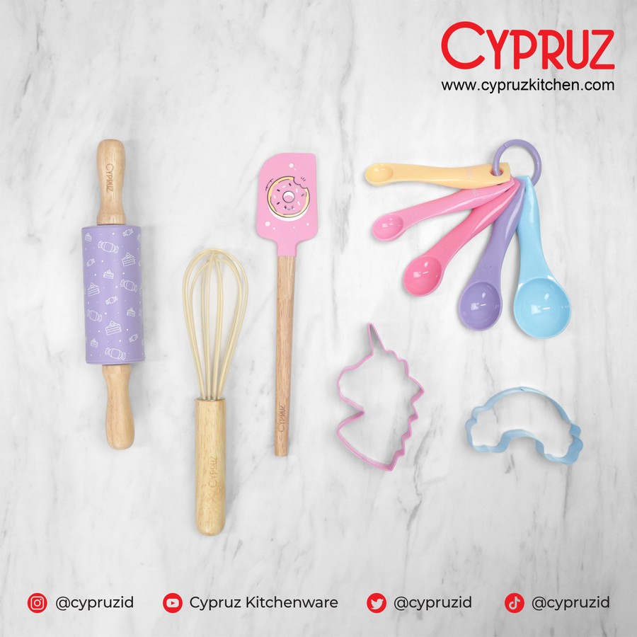 Cypruz AK-1112 Utensil Candy Baking Silicone Set 10 PCS