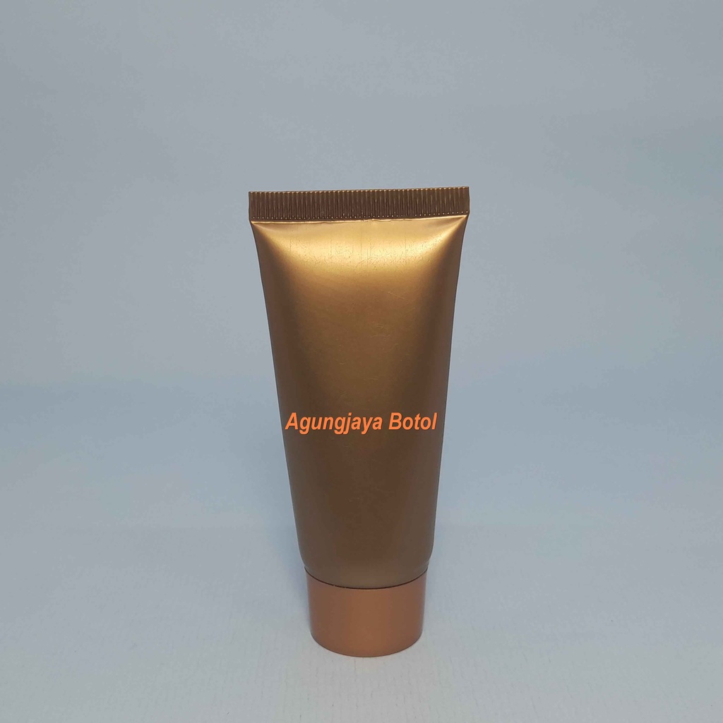 Jual Tube Cream 40 Gr Emas Tutup Ulir Flat / Tube Krim / Tube Kosmetik