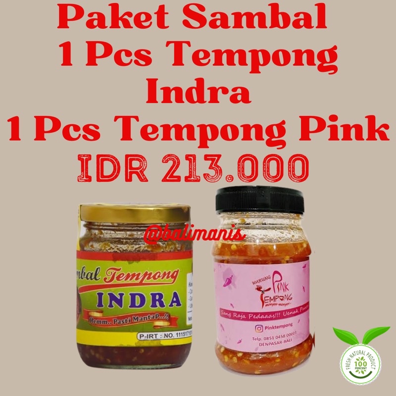 

Sambal Tempong Pink Indra