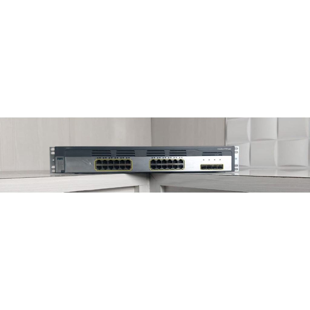 Cisco Catalyst 3750 seriesWs-C3750G-24TS-E 2U