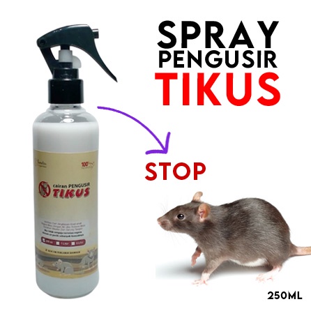 Spray Obat Pengusir Tikus Cairan Semprot Semprotan 250ml [RA20] Ampuh