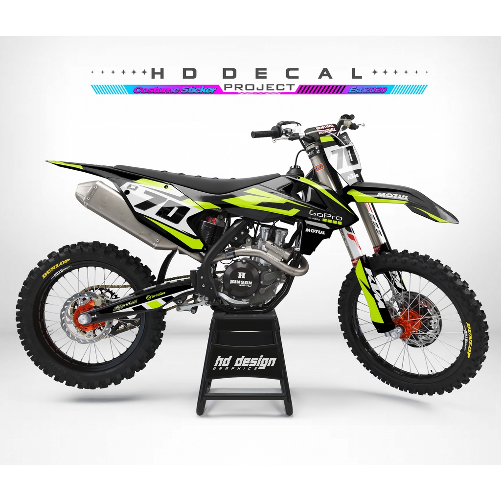 DECAL KTM 250 2017 DECAL KTM SIXDAY DECAL KTM 16