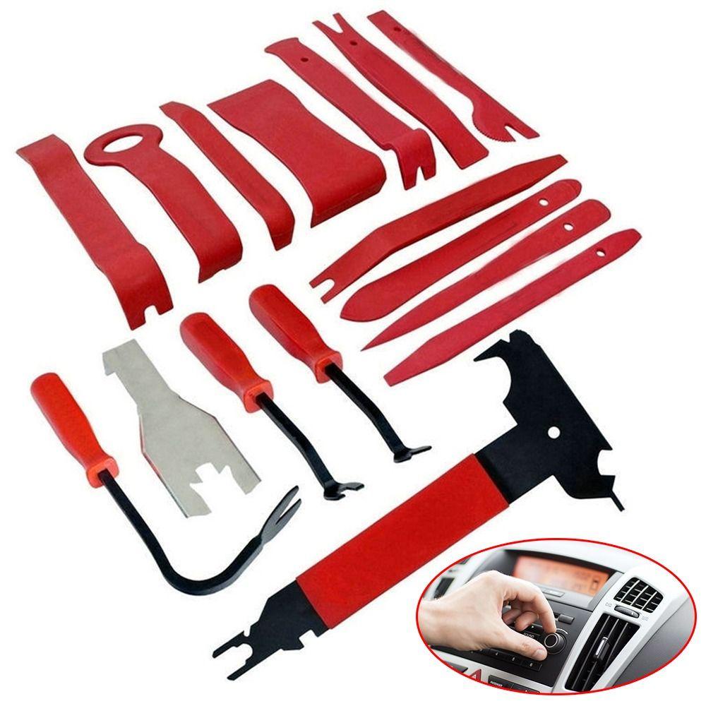 Top 31pcs Pemasang Alat Pelepas Panel Mobil Bermanfaat Hand Tool Sets Trim Panel Clip 31buah Open Pry Speaker Bongkar Pasang