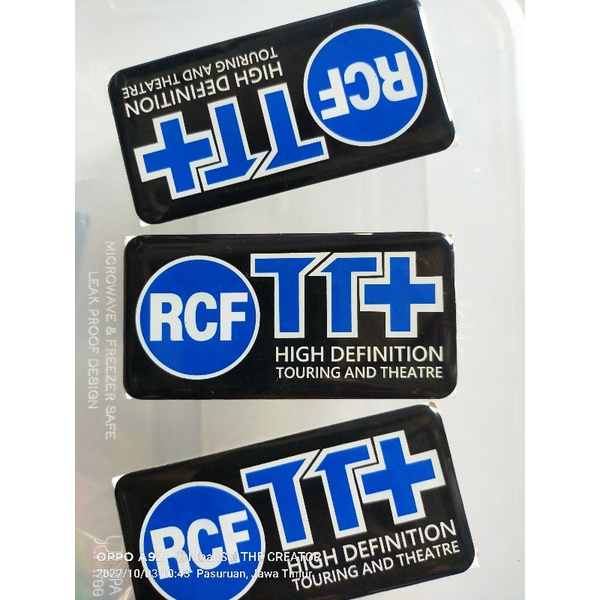 sticker timbul ) RCF EMBLEM GRILLBOX SPEAKER TERLARIS