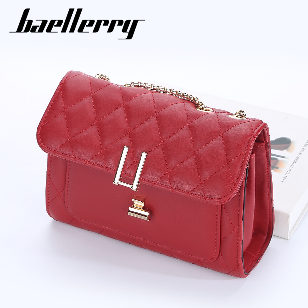 BAELLERRY N3240 Tas Selempang Wanita Bahan Kulit PU Leather Premium WATCHKITE WKOS