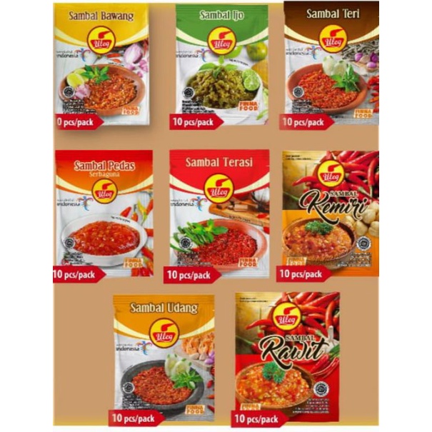 

Sambel Finna Uleg sachet ( 10x18gr )
