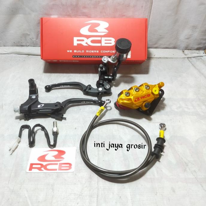 Master Rem RCB S1 set Kaliper Depan RCB Selang Rem Depan Aerox 155