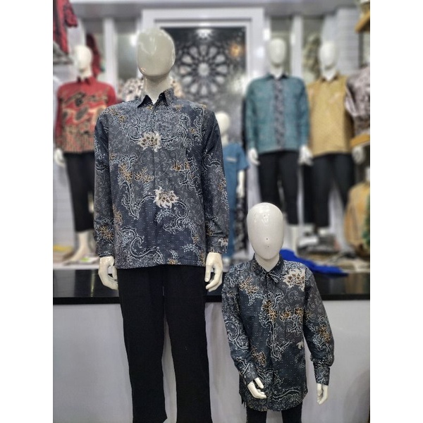 BAJU BATIK COUPLE AYAH & ANAK KATUN PREMIUM